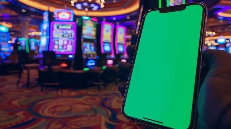 Tampilan permainan Mahjong Ways di roda slot dengan simbol-simbol Mahjong tradisional